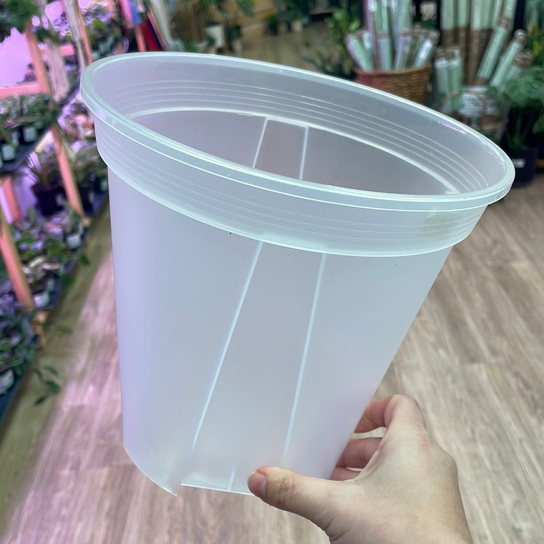 Clear Plastic Pot